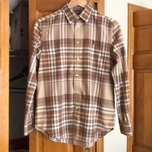 POLO Ralph Lauren Tan Flannel size small worn 1x!